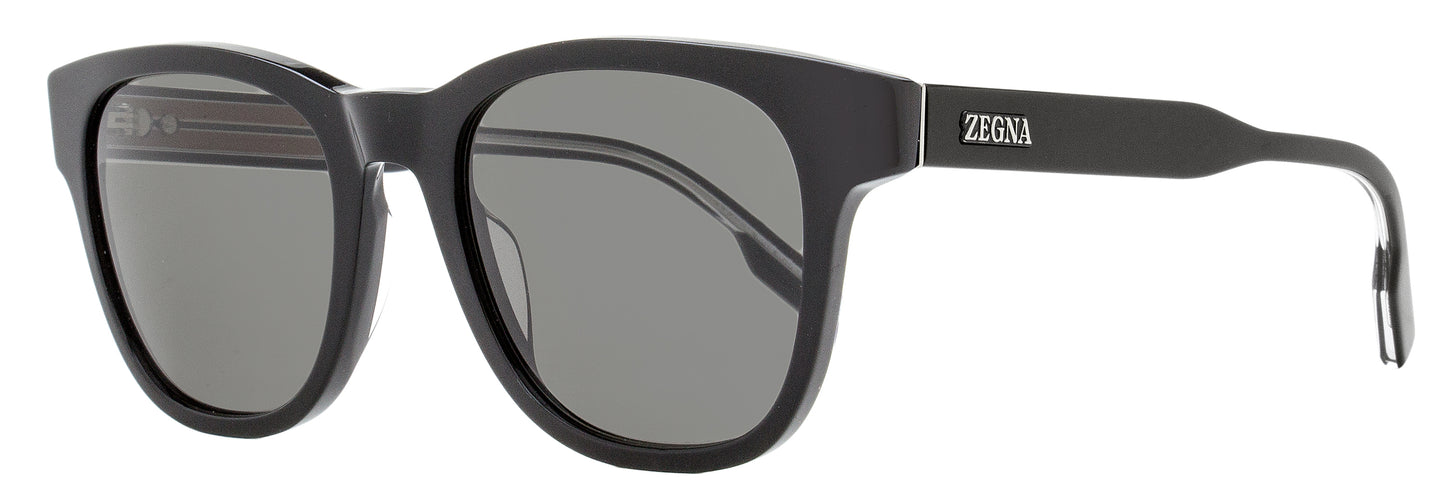 Zegna Classic Sunglasses EZ0222 01A Black  52mm