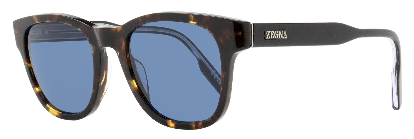 Zegna Classic Sunglasses EZ0222 52V Dark Havana 52mm