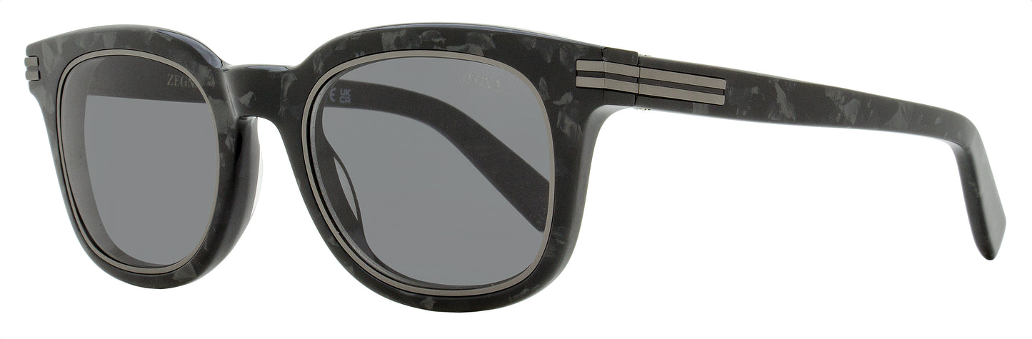 Zegna Road Brand Sunglasses EZ0238 05A Black Pearl 50mm