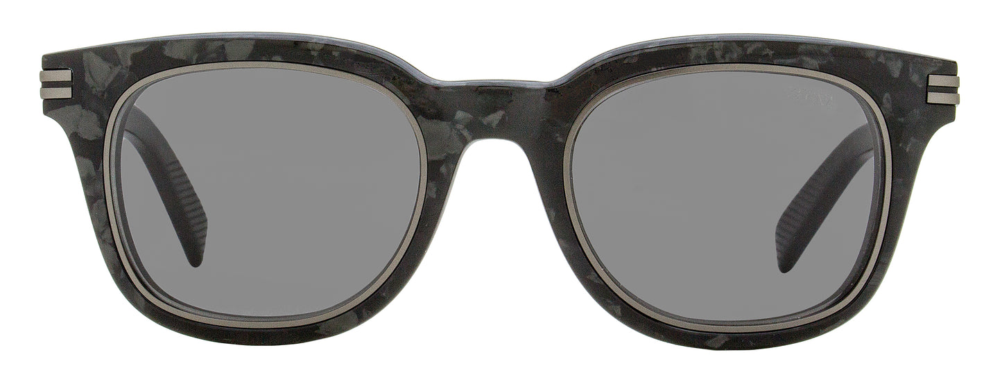 Zegna Road Brand Sunglasses EZ0238 05A Black Pearl 50mm