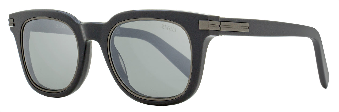 Zegna Road Brand Sunglasses EZ0238 20A Dark Gray 50mm