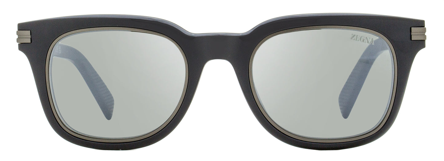 Zegna Road Brand Sunglasses EZ0238 20A Dark Gray 50mm