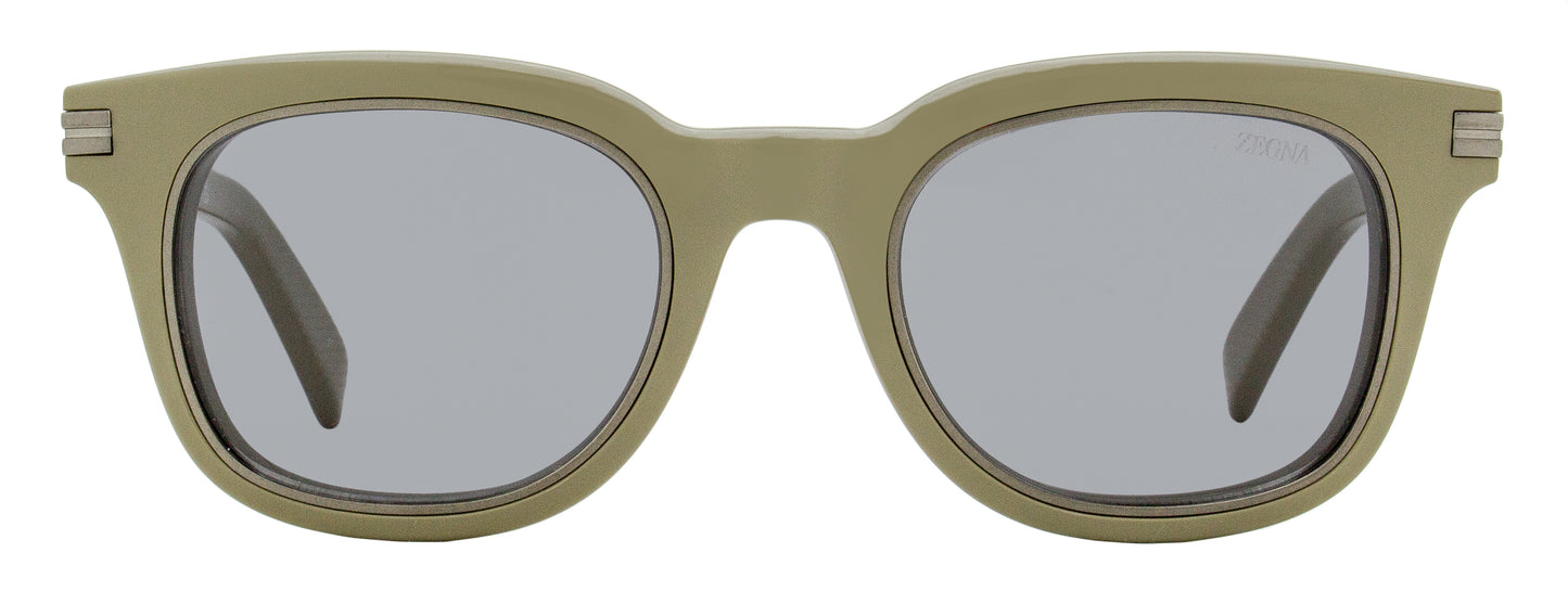 Zegna Road Brand Sunglasses EZ0238 45A Dark Beige 50mm