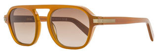 Zegna Aurora II Sunglasses EZ0241 45F Light Brown 51mm