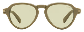 Zegna Acetate Pilot Sunglasses EZ0252 45E Light Brown 51mm