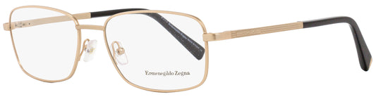 Zegna Rectangular Eyeglasses EZ5021 029 Matte Gold/Black 55mm 5021