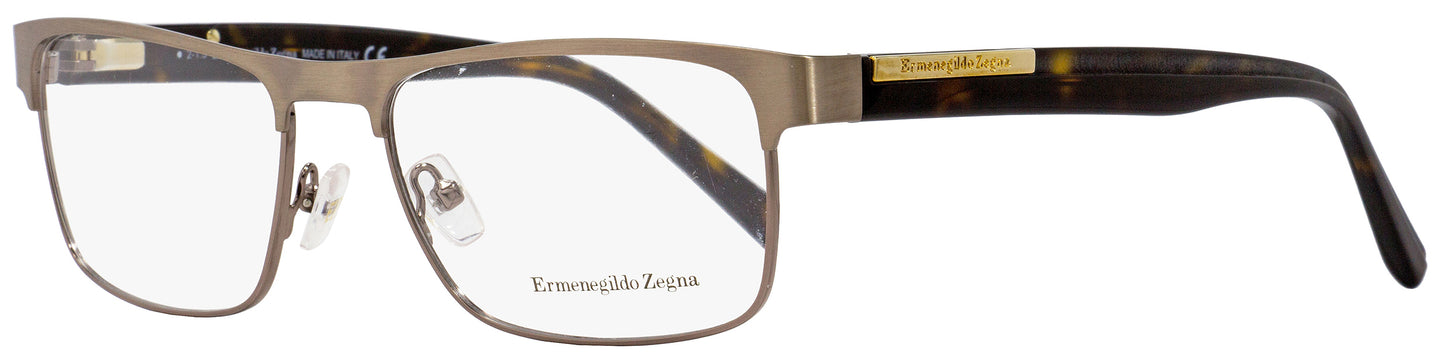 Zegna Rectangular Eyeglasses EZ5031 034 Light Bronze/Havana 54mm 5031