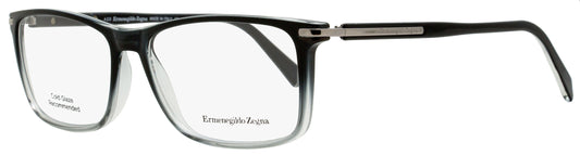 Zegna Rectangular Eyeglasses EZ5041 020 Gray/Transparent Shaded 55mm 5041