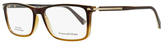 Zegna Rectangular Eyeglasses EZ5041 050 Shaded Brown/Gold 55mm 5041