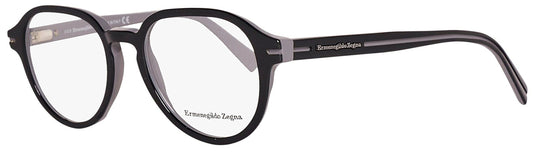 Zegna Oval Eyeglasses EZ5043 005 Black/Gray 49mm 5043