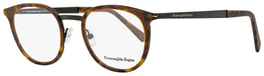 Zegna Oval Eyeglasses EZ5048 053 Havana/Matte Black 49mm 5048