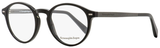 Zegna Oval Eyeglasses EZ5061 005 Black 48mm 5061