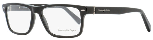 Zegna Rectangular Eyeglasses EZ5073 001 Black 55mm 5073