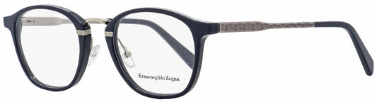 Zegna Oval Eyeglasses EZ5101 092 Dark Blue/Ruthenium 50mm 5101