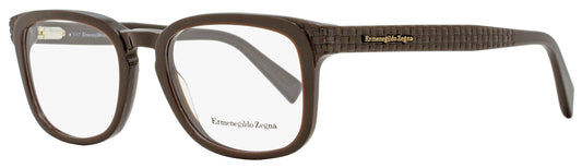 Zegna Rectangular Eyeglasses EZ5109 050 Dark Brown 52mm 5109