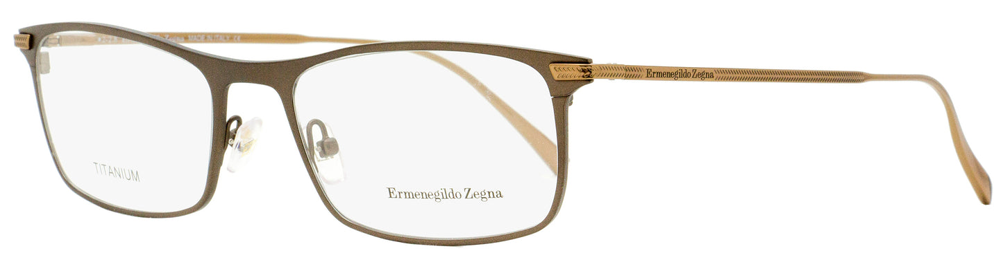 Zegna Titanium Eyeglasses EZ5110 050 Brown/Copper 55mm 5110