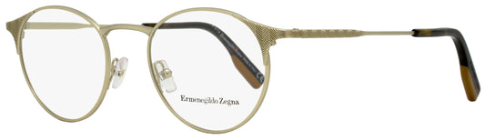 Zegna Oval Eyeglasses EZ5123 033 Light Gold/Havana 48mm 5123