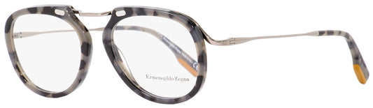 Zegna Oval Eyeglasses EZ5124 055 Gray Havana 50mm 5124