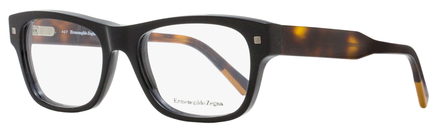 Zegna Rectangular Eyeglasses EZ5126 005 Black/Havana 55mm 5126