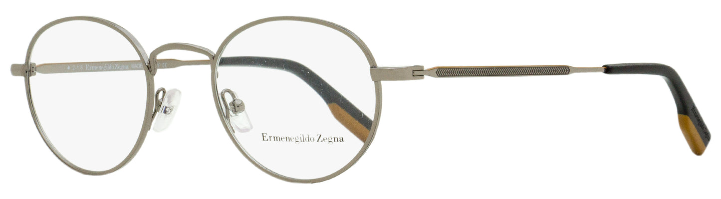 Zegna Oval Eyeglasses EZ5132 014 Ruthenium 47mm 5132