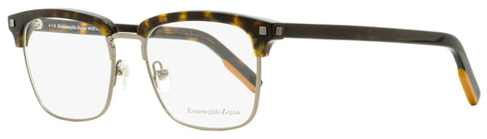 Zegna Rectangular Eyeglasses EZ5139 052 Dark Havana/Ruthenium 52mm 5139