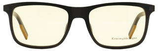 Zegna Rectangular Eyeglasses EZ5142 001 Black/Gunmetal 55mm 5142