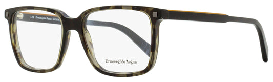 Zegna Square Eyeglasses EZ5145 005 Gray Havana/Ruthenium 54mm 5145