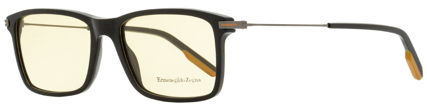 Zegna Rectangular Eyeglasses EZ5149 001 Black/Gunmetal 55mm 5149