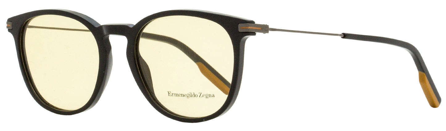 Zegna Pantos Eyeglasses EZ5150 001 Black/Gunmetal 52mm 5150