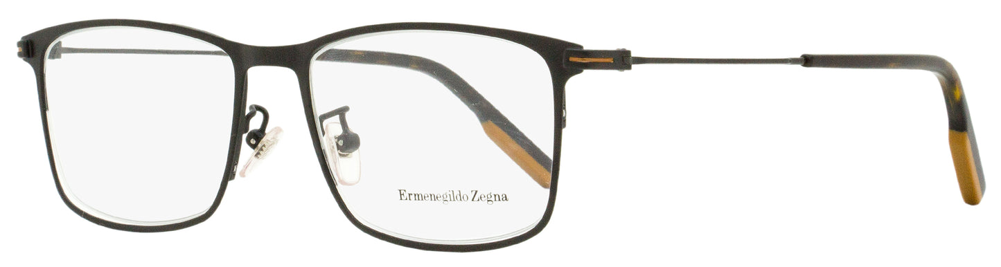 Zegna Rectangular Eyeglasses EZ5154D 002 Matte Black/Havana 55mm 5154