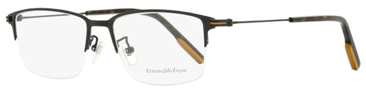 Zegna Semi-Rimless Eyeglasses EZ5155D 002 Matte Black/Havana 55mm 5155