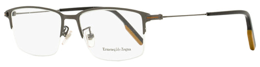 Zegna Semi-Rimless Eyeglasses EZ5155D 012 Dark Ruthenium/Black 55mm 5155