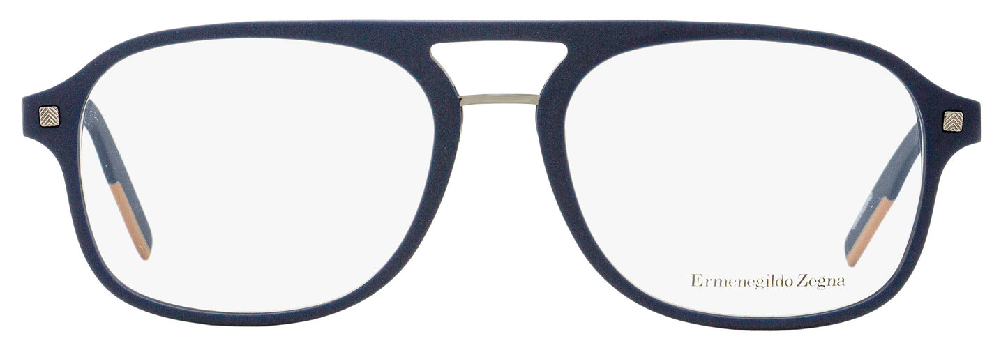 Zegna Leggerissimo Eyeglasses EZ5181 091 Matte Blue 55mm 5181