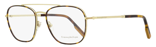 Zegna Rectangular Eyeglasses EZ5183 032 Matte Gold/Havana 56mm