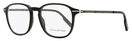 Zegna Soft Square Eyeglasses EZ5229 001 Black 52mm
