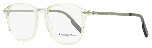 Zegna Soft Square Eyeglasses EZ5229 026 Crystal 52mm