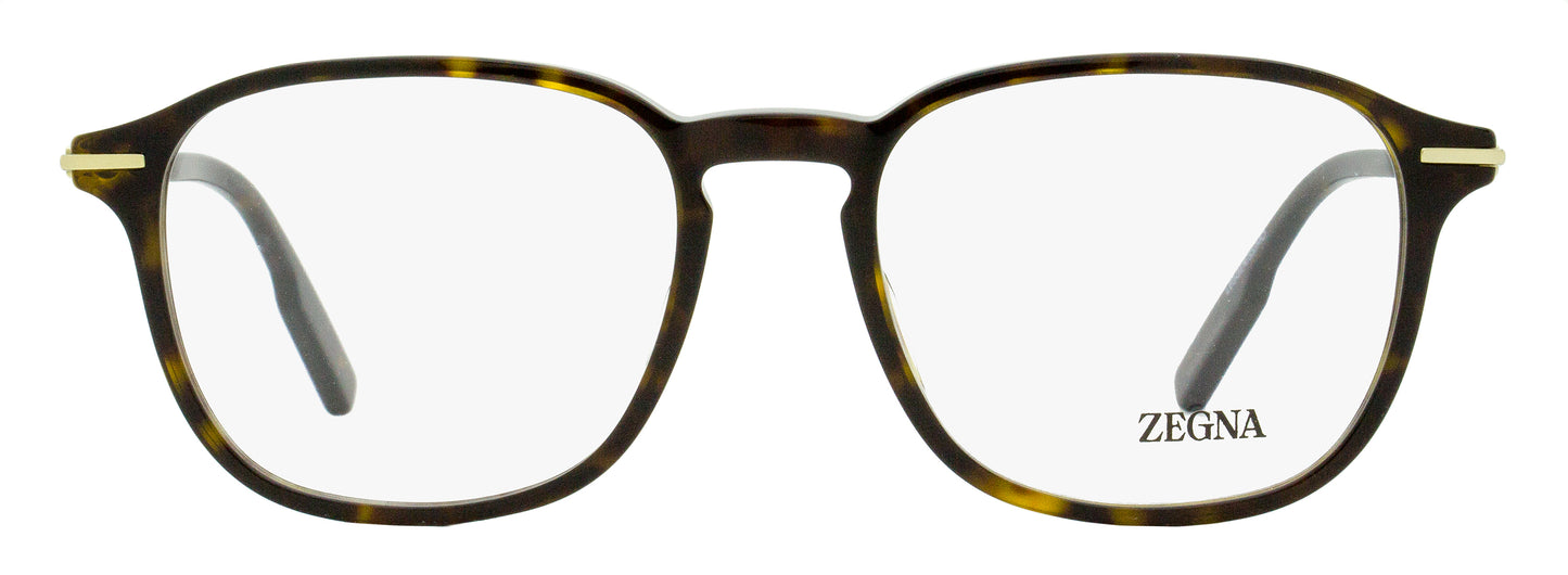 Zegna Soft Square Eyeglasses EZ5229 052 Dark Havana 52mm