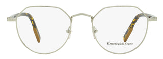 Zegna Geometric Vicuna Eyeglasses EZ5238 016 Palladium/Tortoise 50mm