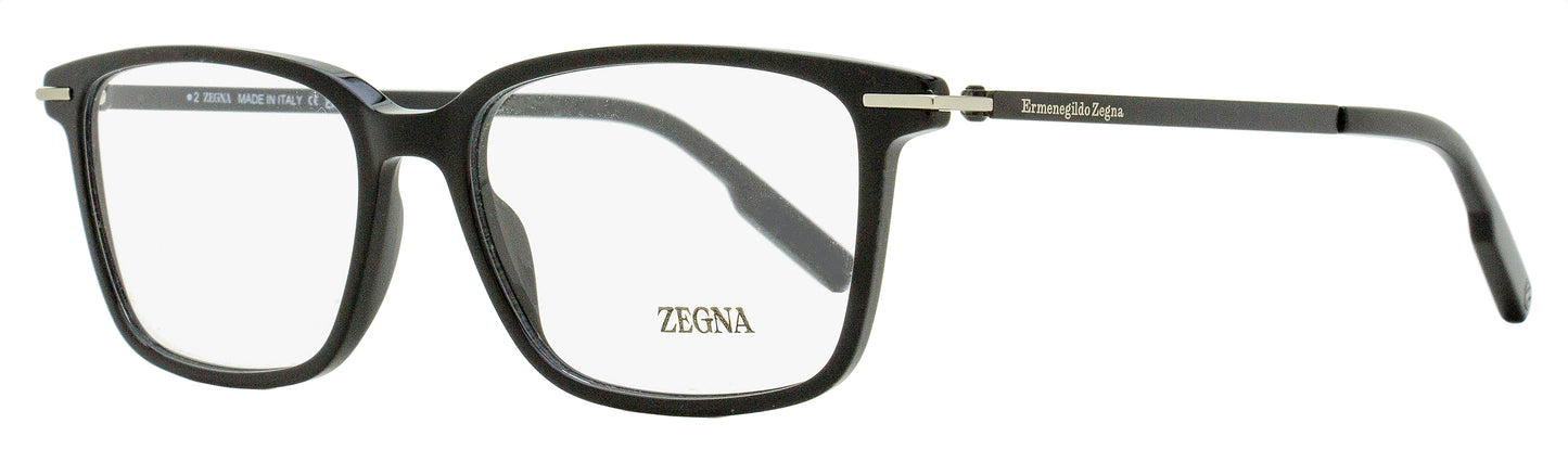 Zegna Rectangular Leggerissimo Eyeglasses EZ5246 001 Black 54mm