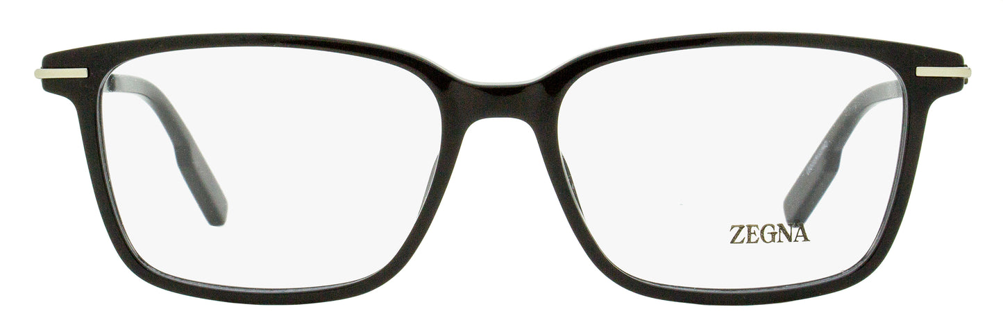 Zegna Rectangular Leggerissimo Eyeglasses EZ5246 001 Black 54mm