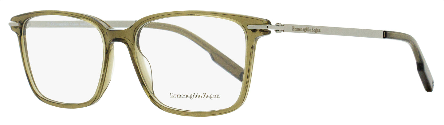 Zegna Rectangular Leggerissimo Eyeglasses EZ5246 051 Sage/Ruthenium 54mm