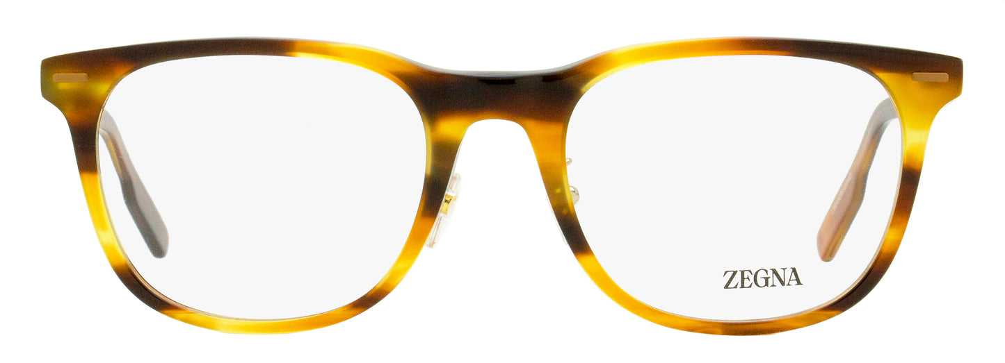 Zegna Rounded Leggerissimo Eyeglasses EZ5248-H 056 Brown Melange 53mm