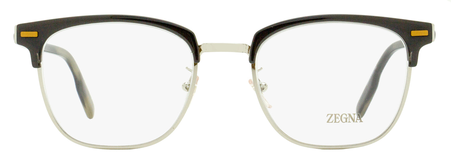 Zegna Browline Leggerissimo Eyeglasses EZ5250-H 020 Palladium/Gray 52mm