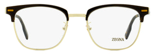 Zegna Browline Leggerissimo Eyeglasses EZ5250-H 050 Brown/Gold 52mm