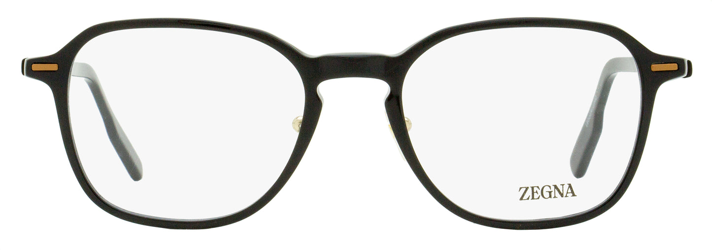 Zegna Modern Square Eyeglasses EZ5255-H 001 Black 52mm