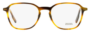 Zegna Modern Square Eyeglasses EZ5255-H 056 Havana 52mm