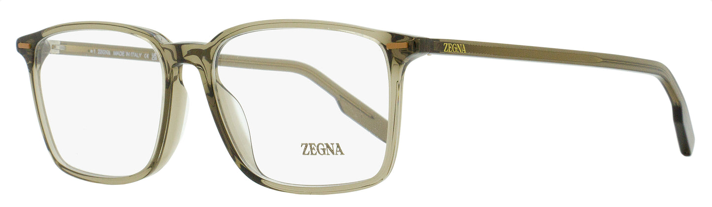 Zegna High Bridge Eyeglasses EZ5257-H 051 Gray Transaparent 55mm