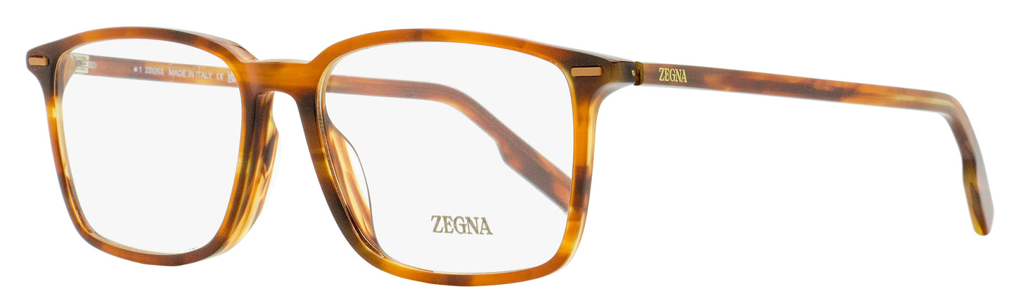 Zegna High Bridge Eyeglasses EZ5257-H 056 Brown Melange 55mm