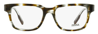 Zegna Retro Rectangular Eyeglasses EZ5260 020 Gray Havana 52mm
