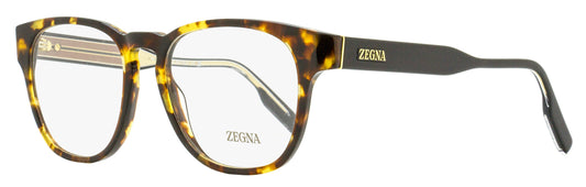 Zegna Keyhole Square Eyeglasses EZ5261 054 Havana 51mm